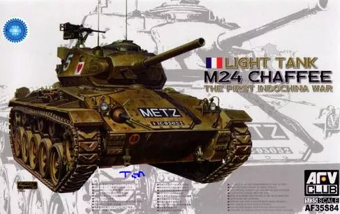 Afv Club - M24 Chaffee Light Tank the First Indochi 